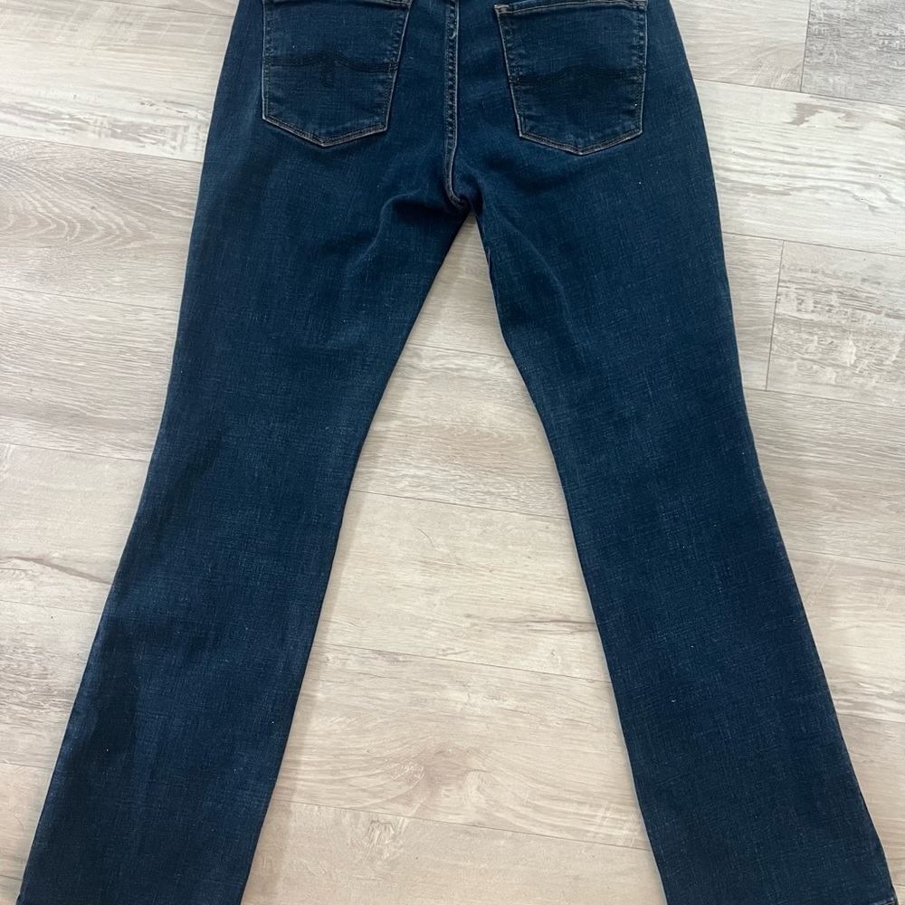 Lucky Brand Indigo Lolita low rise boot cut leg Jeans dark wash blue Sz 28 6
